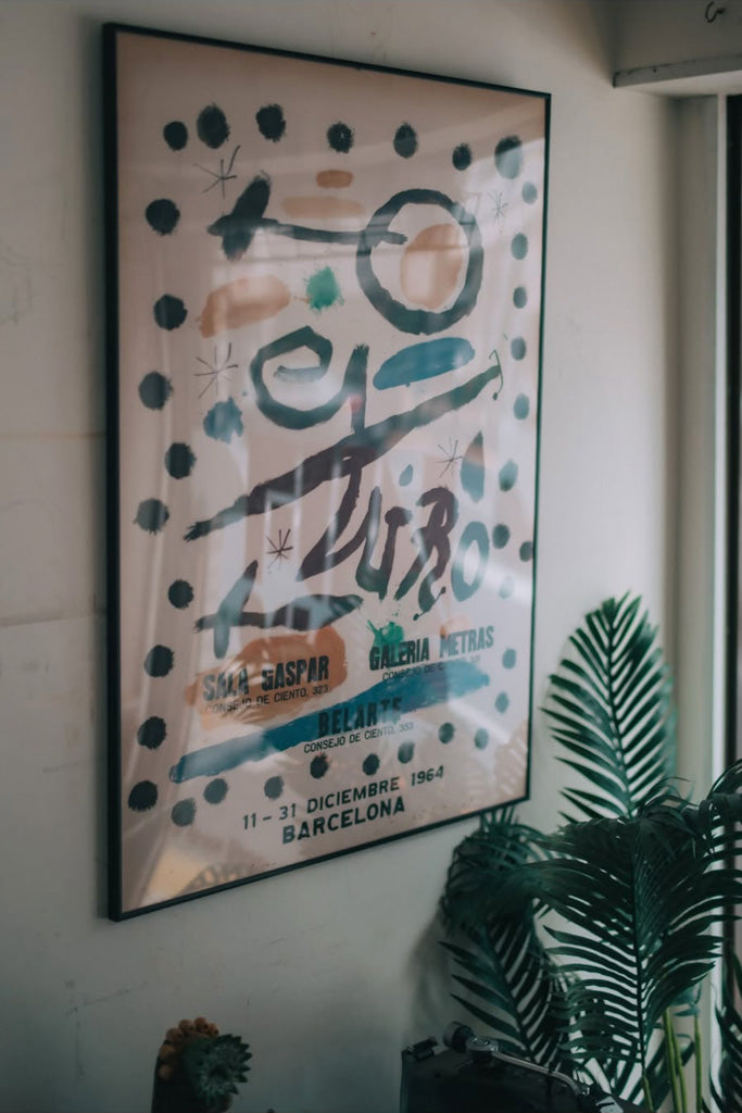 ジョアン・ミロ　ポスター額装