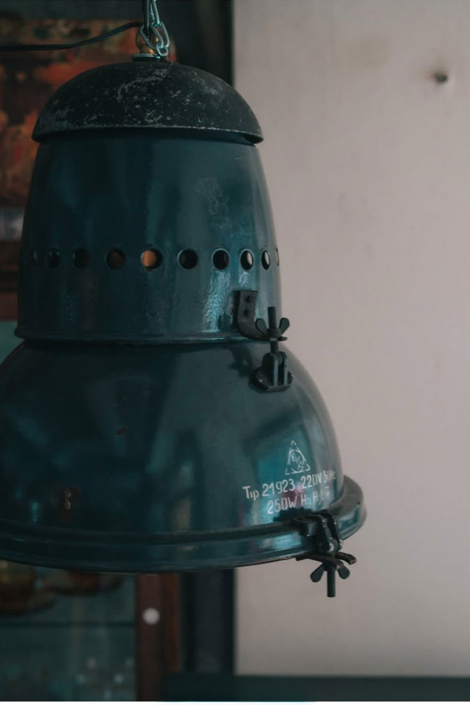 NAVY INDUSTRIAL LAMP