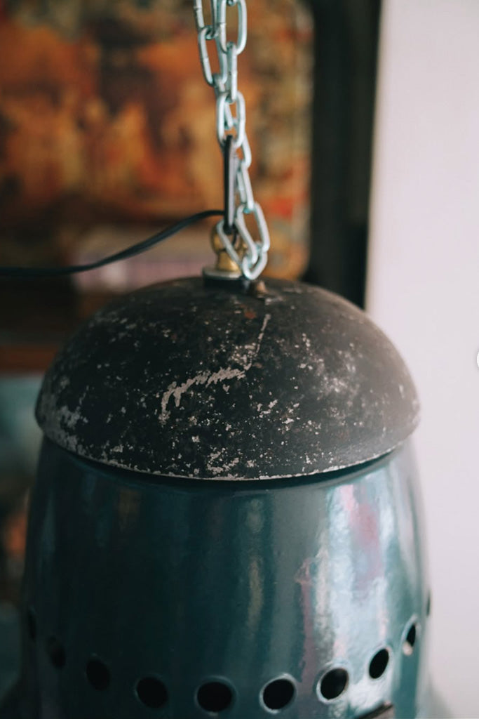 NAVY INDUSTRIAL LAMP