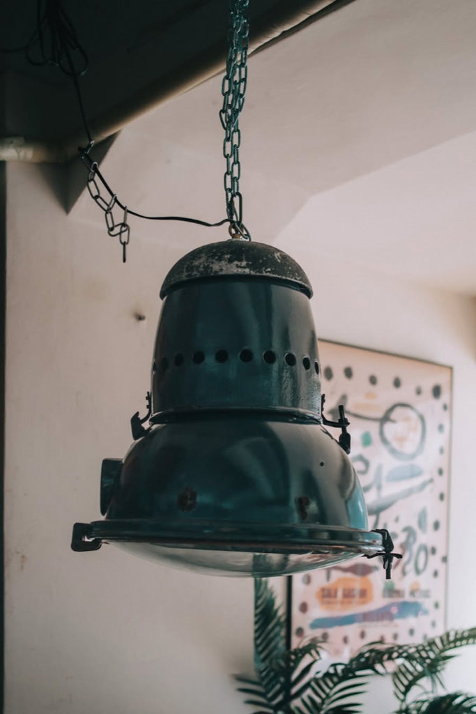 NAVY INDUSTRIAL LAMP