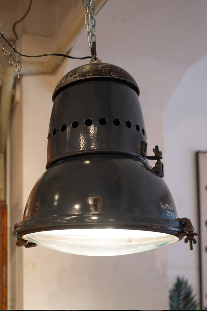 NAVY INDUSTRIAL LAMP