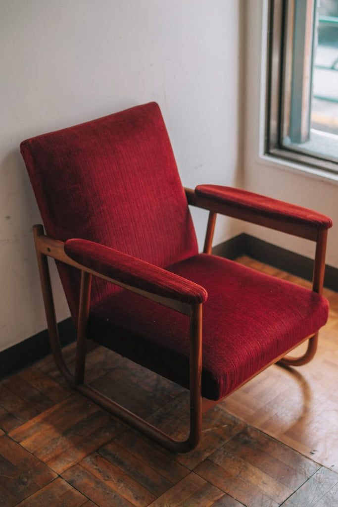 飛騨産業 ラウンジチェア (補修あり)