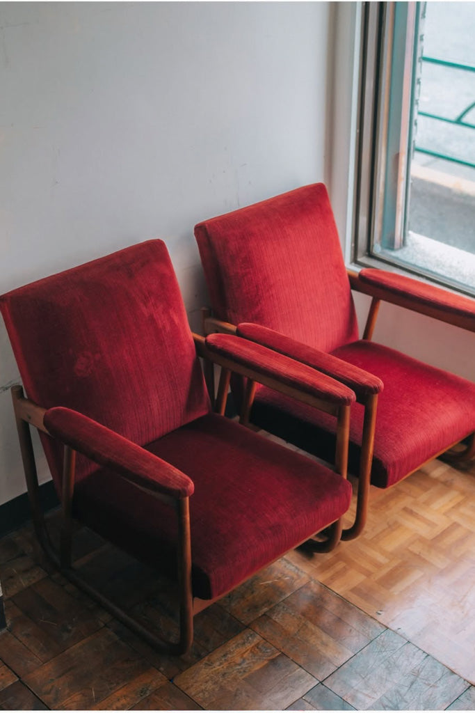 飛騨産業 ラウンジチェア (補修あり)