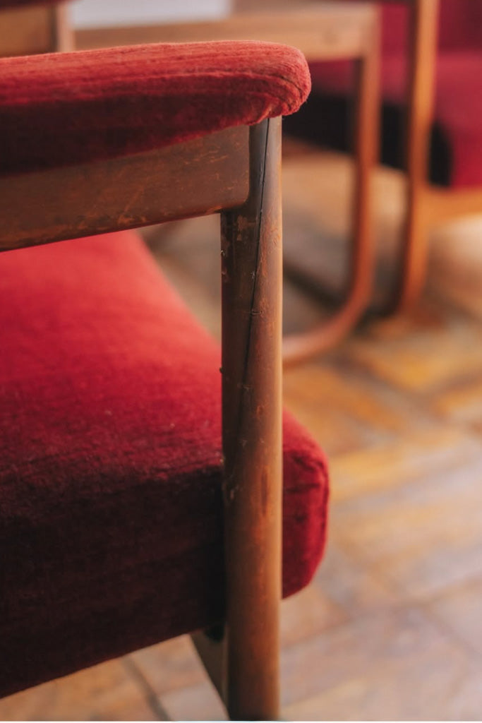 飛騨産業 ラウンジチェア (補修あり)