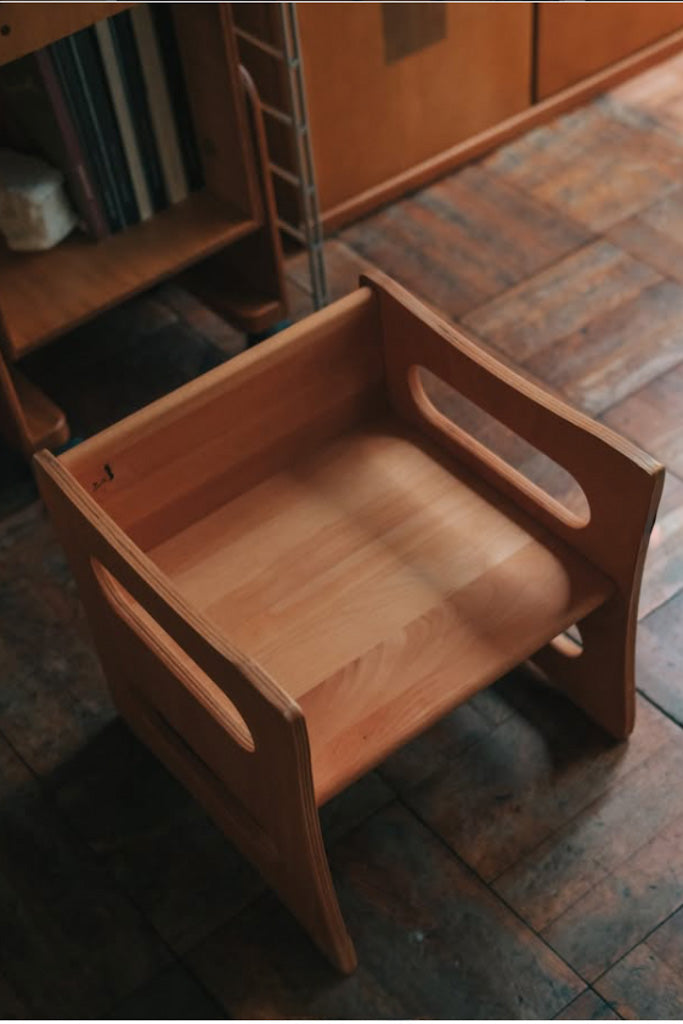 バーチ合板の3wayキッズチェア