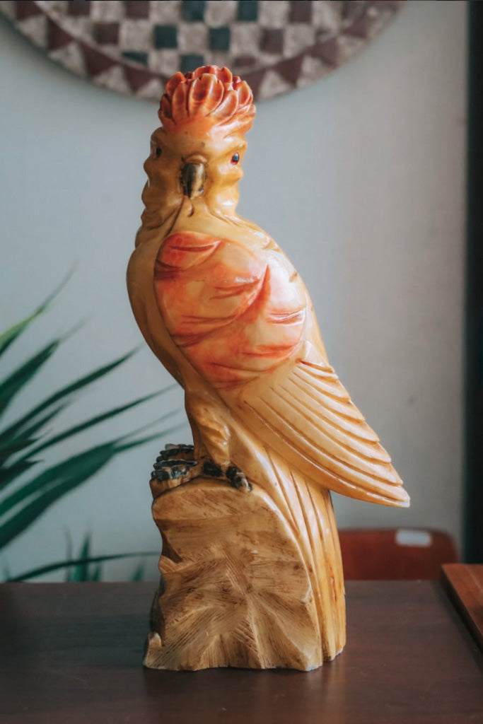 メキシコ製石のオウム