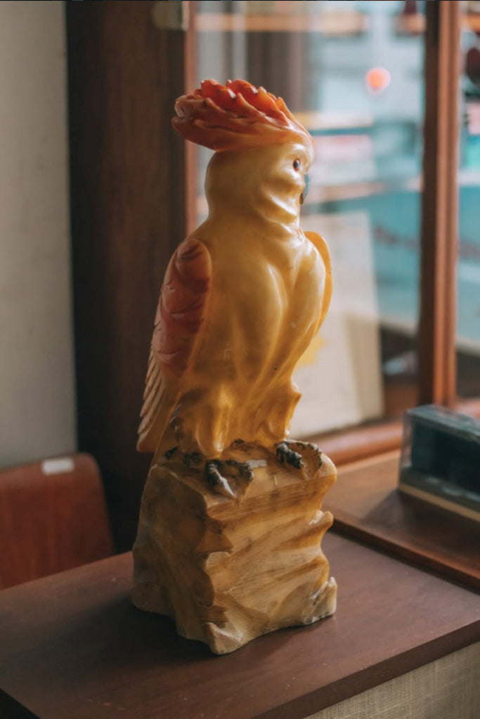 メキシコ製石のオウム