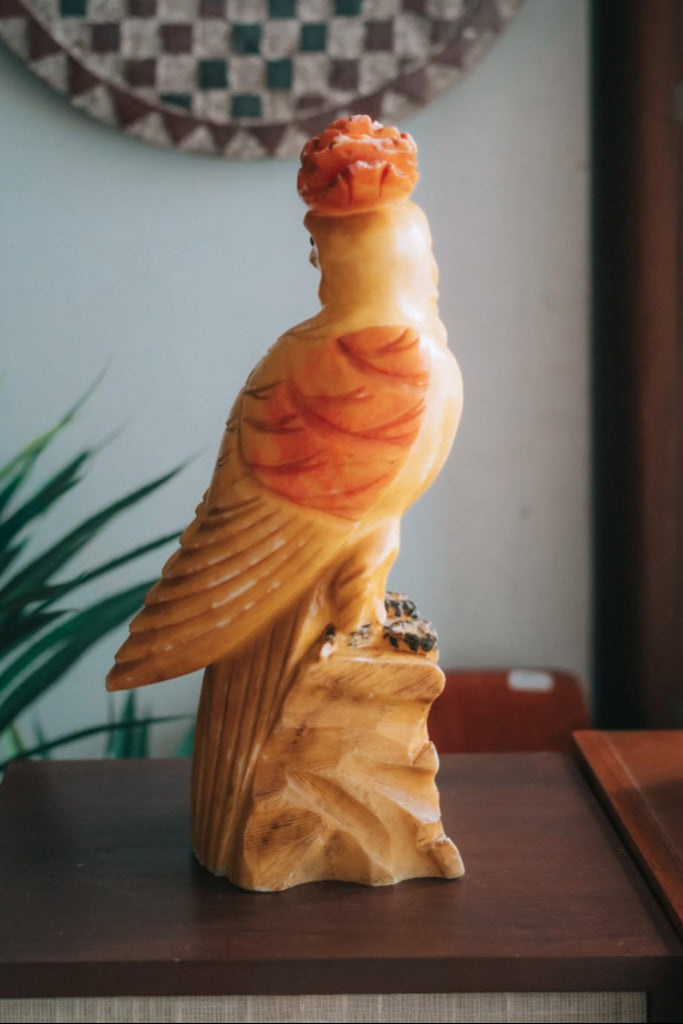 メキシコ製石のオウム