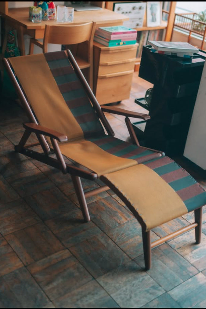 マルニ木工 折りたたみ式デッキチェア