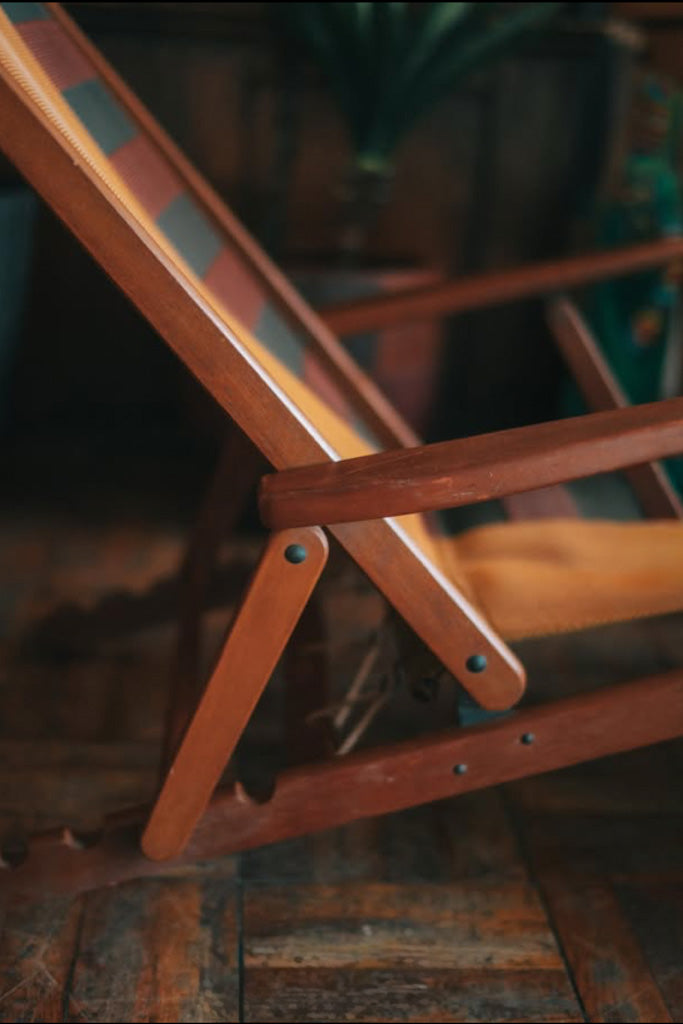 マルニ木工 折りたたみ式デッキチェア