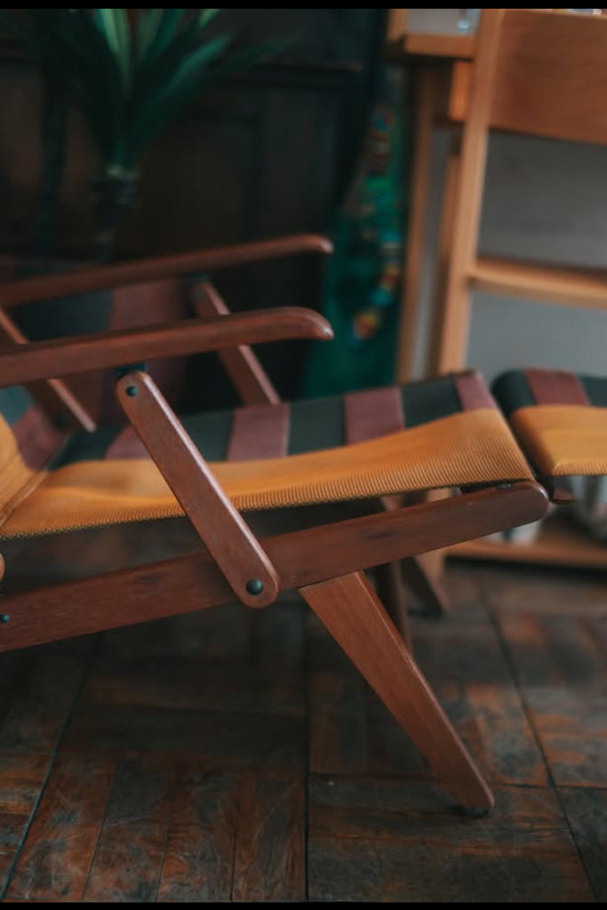 マルニ木工 折りたたみ式デッキチェア