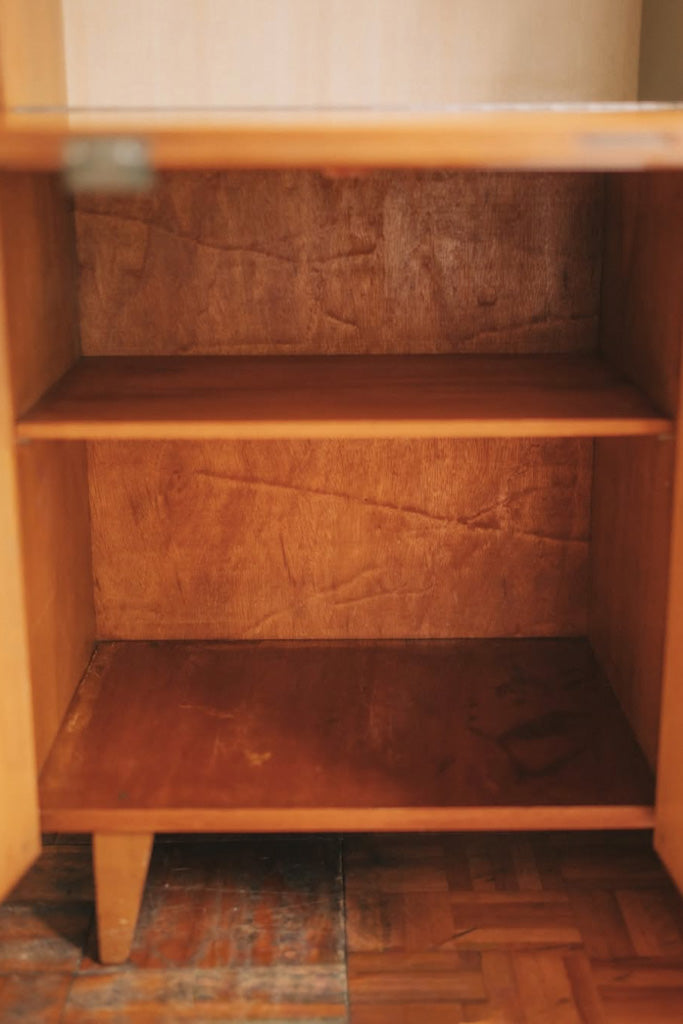 チーク材ライティングビューロー