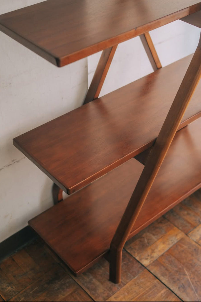 ウォールナットアーチシェルフ