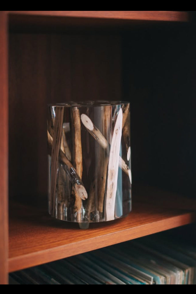 Bleu nature KISIMI SMALL OBJECT DRIFTWOOD