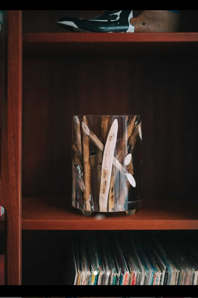 Bleu nature KISIMI SMALL OBJECT DRIFTWOOD