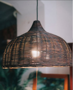 ラタンペンダントライト