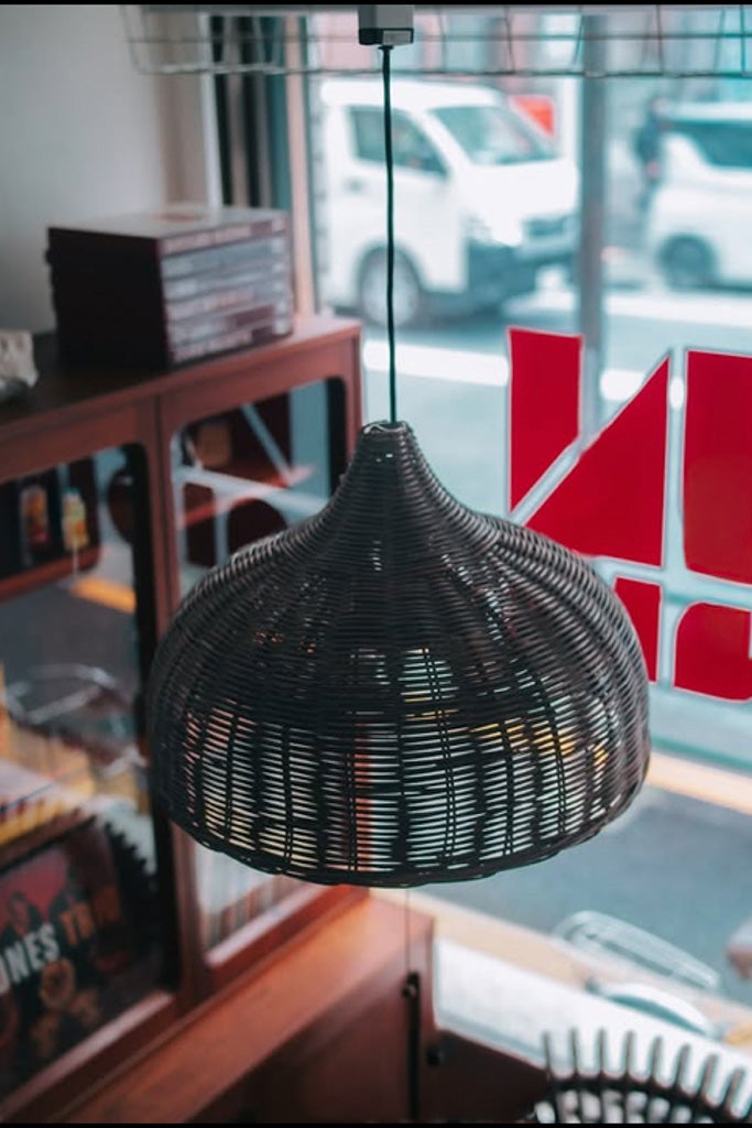 ラタンペンダントライト