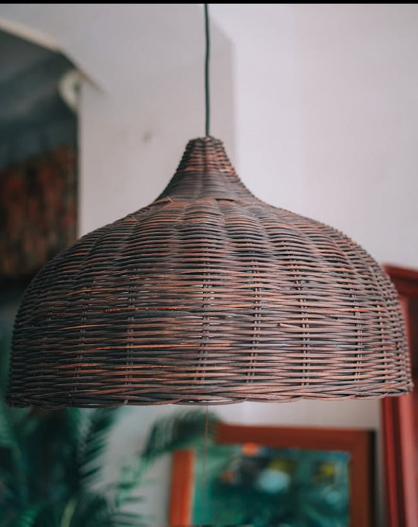ラタンペンダントライト