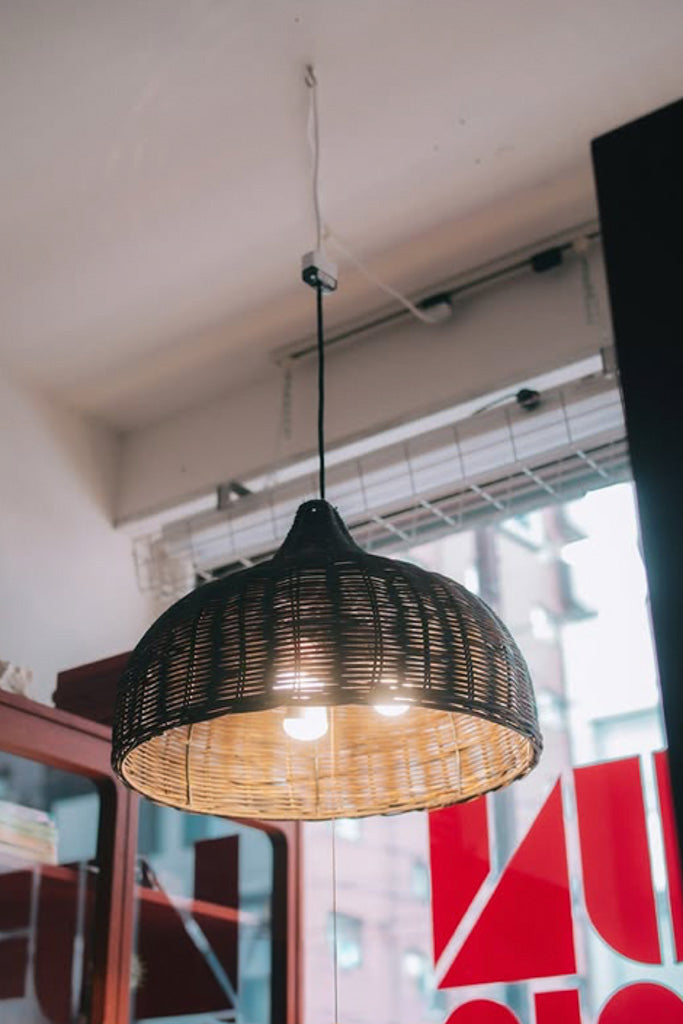 ラタンペンダントライト