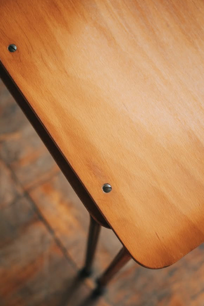 フランス製スクールチェア(赤)