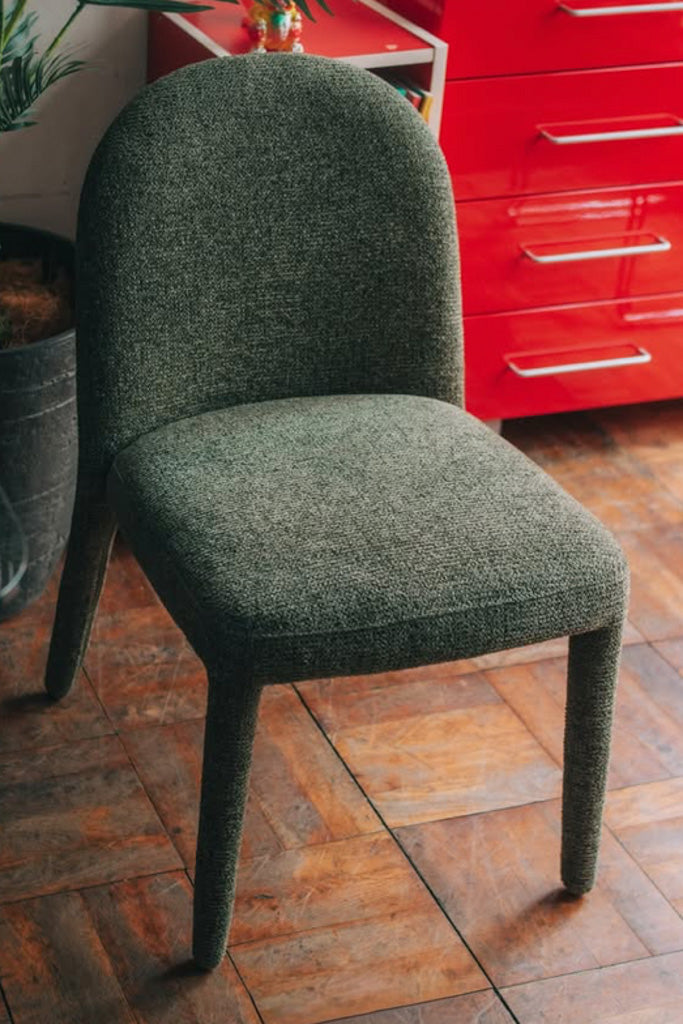 fujieiグリーンのダイニングチェア