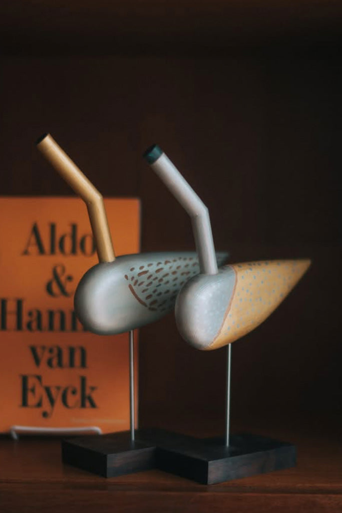 鳥のオブジェ(シルバー)