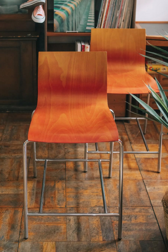 天童木工 ハイチェア（赤）