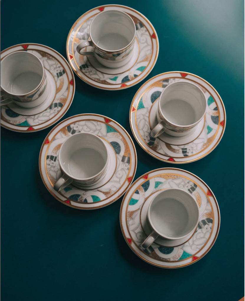 BERNARDAUD デミタスカップ&ソーサー