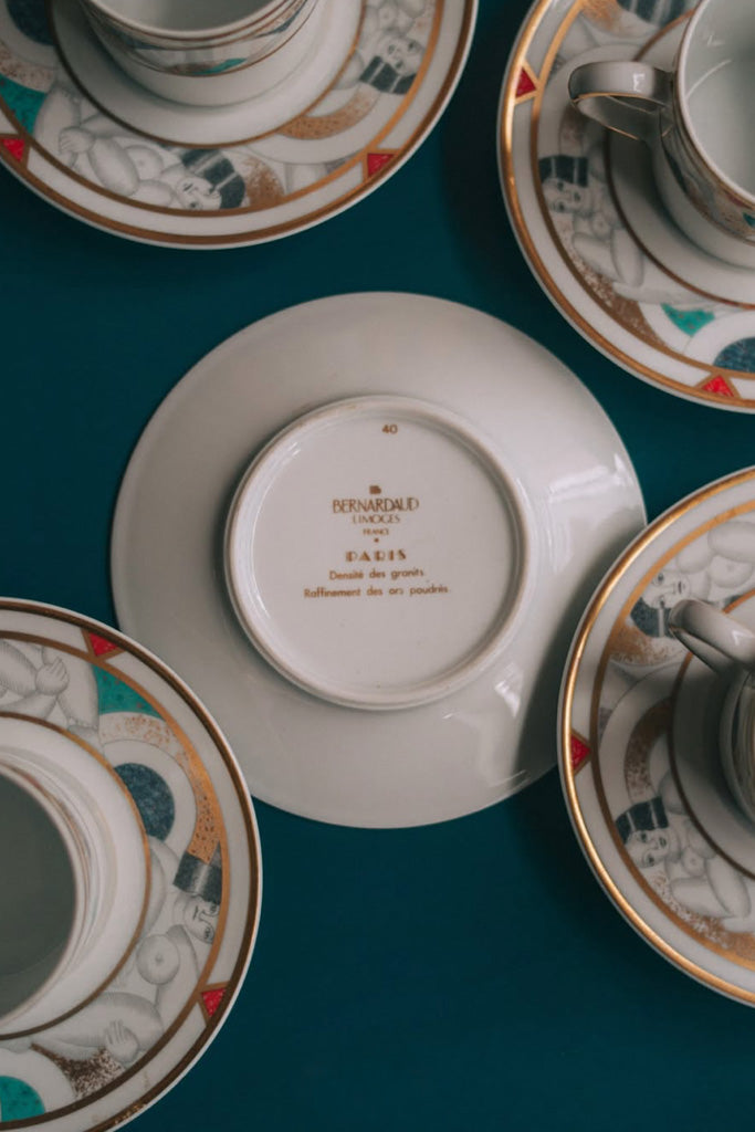 BERNARDAUD デミタスカップ&ソーサー