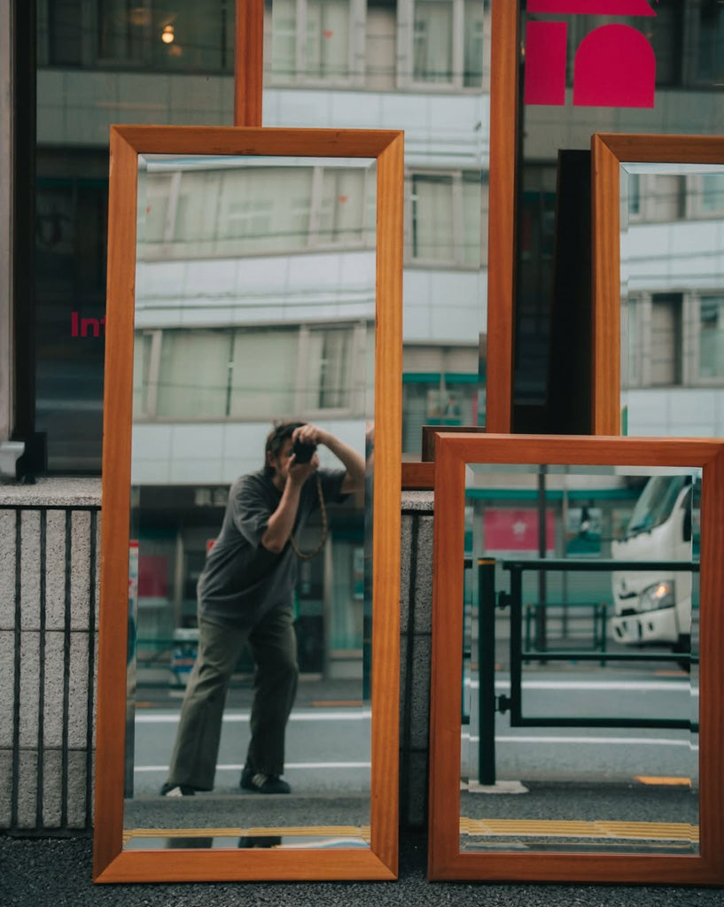 壁掛け鏡(小)