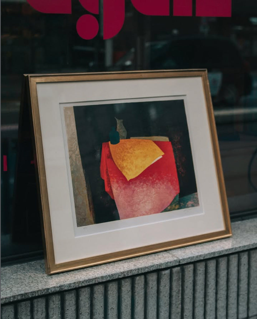 Nature morte au vaseリトグラフ額装