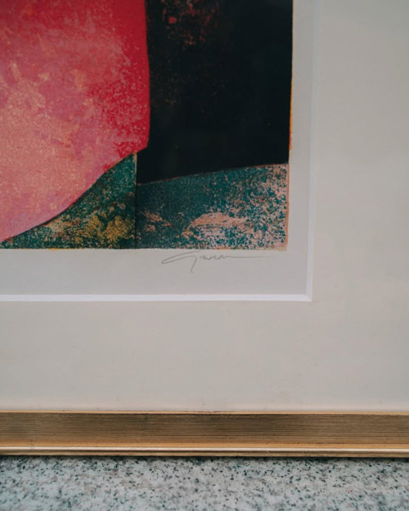 Nature morte au vaseリトグラフ額装