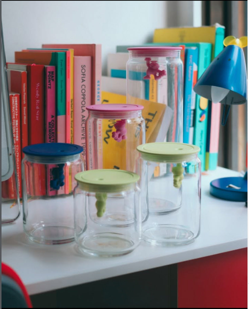 ALESSI ガラスキャニスターセット