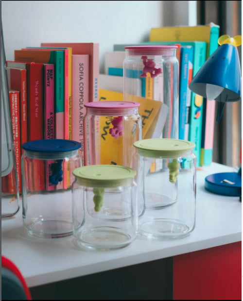 ALESSI ガラスキャニスターセット