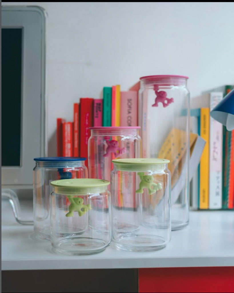 ALESSI ガラスキャニスターセット