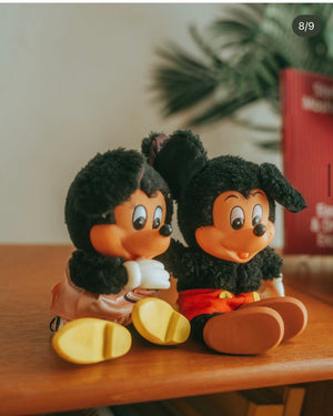 70's モンチッチWネーム ミッキー＆ミニー