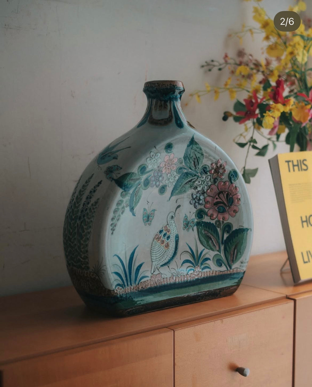 トナラ焼の花瓶