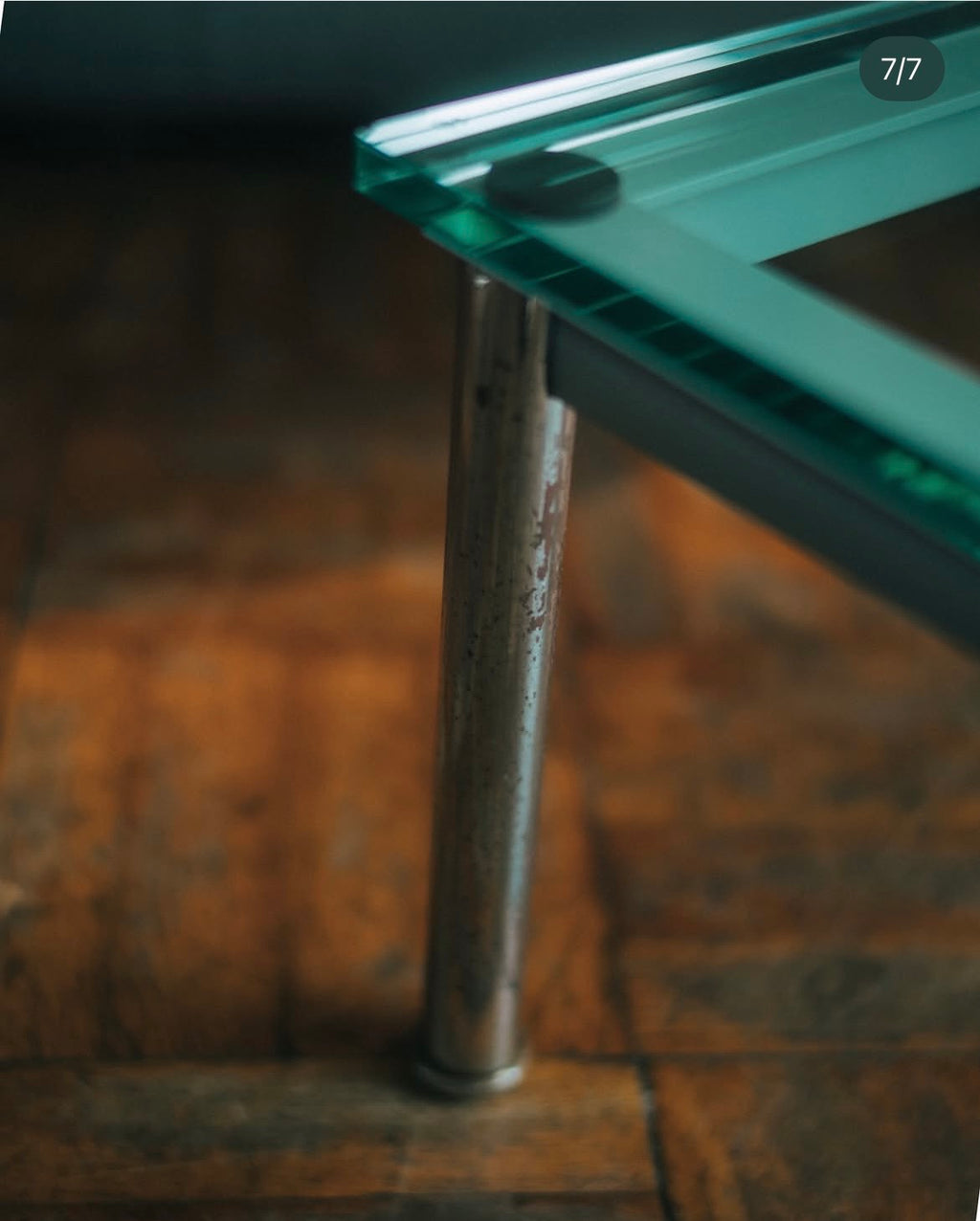 Cassina LC10-P ガラステーブル
